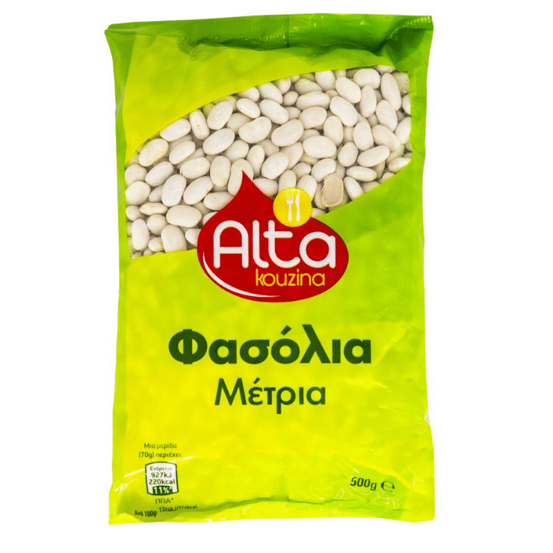 Bohnen mittelgroß (500g) Alta Kouzina von Alta Kouzina bei Araxxon - Hochwertiges griechisches Produkt. Bohnen mittelgroß (500g) Alta Kouzina από Alta Kouzina στο Araxxon - Αυθεντικό ελληνικό προϊόν.